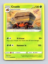Pokemon Crustle 012/203 Evolving Skies Uncommon LP