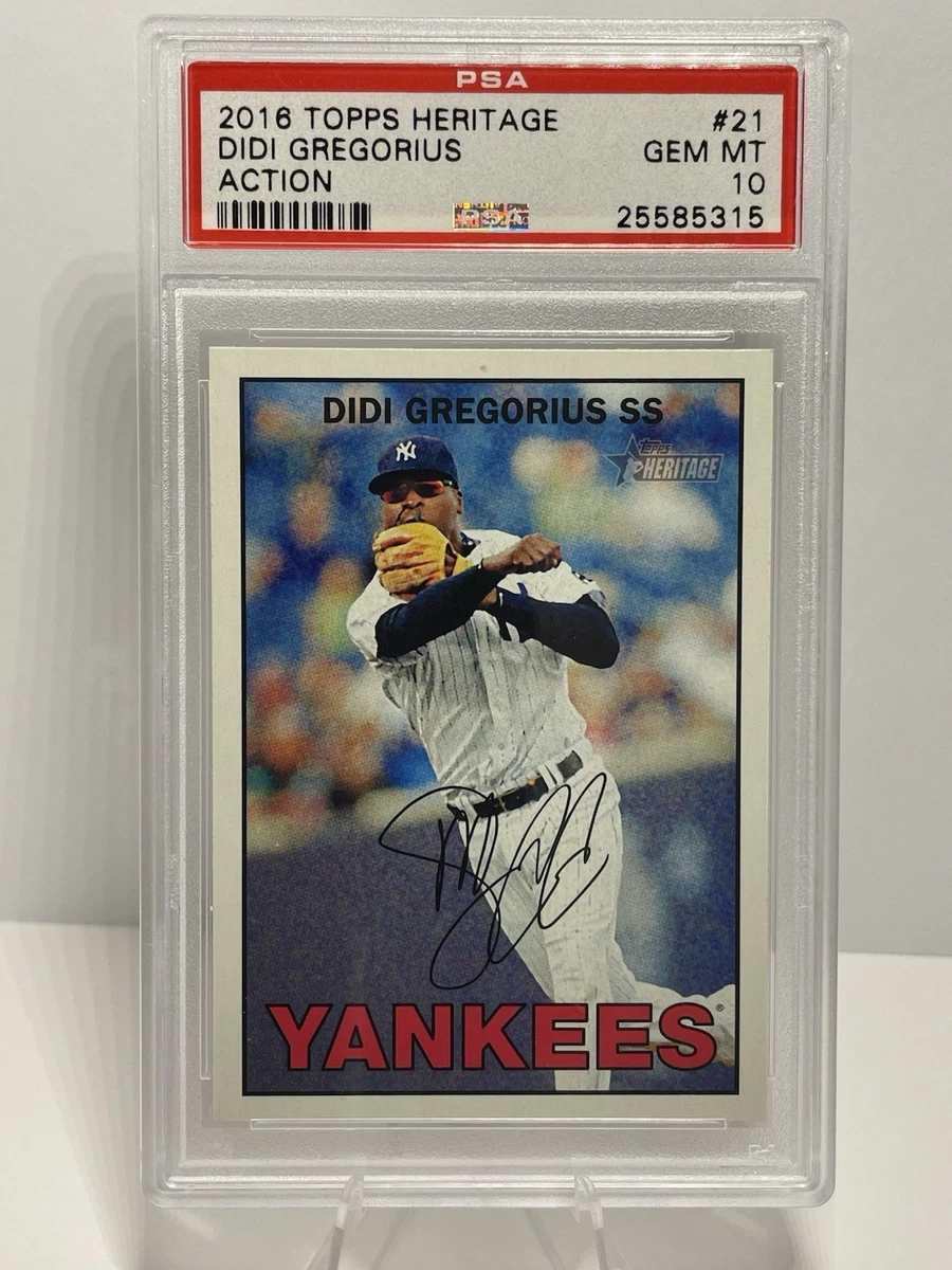 Didi Gregorius Professional Sports Authenticator (PSA) Baseball