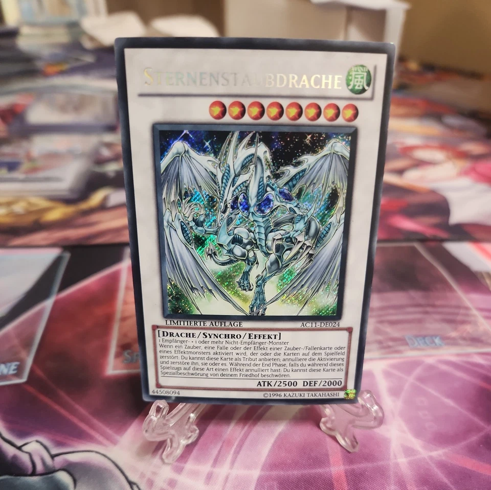 STARDUST DRAGON SECRET RARE GERMAN AC11-DE024 YUGIOH - Image 2 of 4