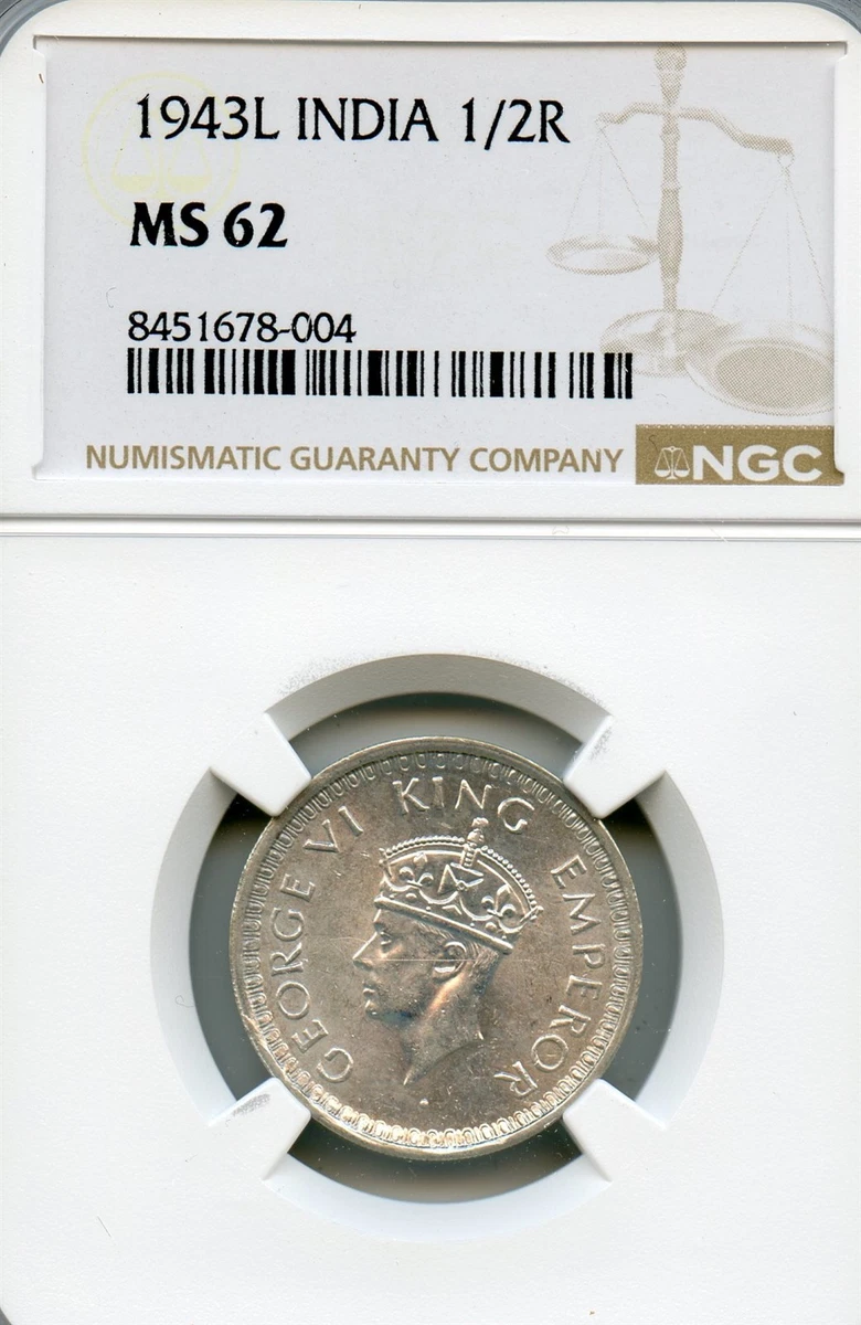 MS 62 Graded British Indian Coins for sale | eBay