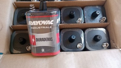 Rayovac industrial 6V  16029 Heavy Duty Battery Duraderas Industriate Box of 8