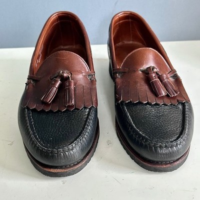 Allen Edmonds Loafers Mens 11 D Nashua Tassel Kiltie Boat  display picture 3