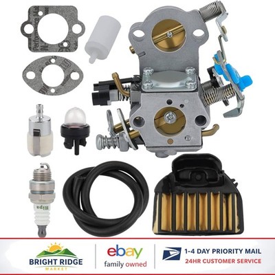 460 Rancher Replacement Carburetor for Gas Chainsaw with Gaskets and Spark Plug