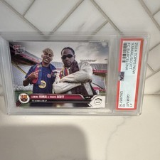 2024-25 Topps Now FC Barcelona Lamine Yamal, Travis Scott #1