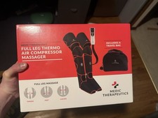 Medic Therapeutics Full Leg Thermo Air Compression Leg Massager with Heat New