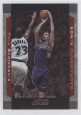 2004-05 Bowman Draft Chrome Peja Stojakovic #25 0v7