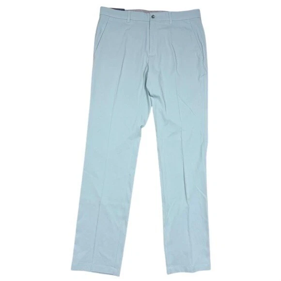 NWT Oxford Men's Woven Pants Arona Light Blue Stretch Golf Chino 34/34
