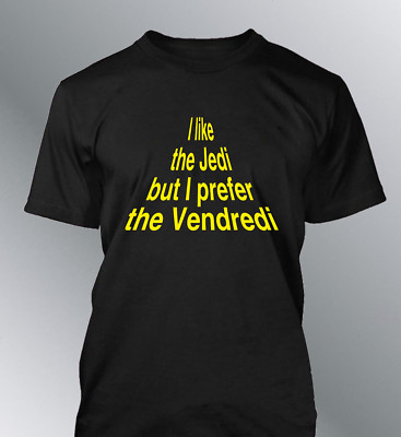 Women Tee Shirt Femme Jedi Star Wars Vendredi S M L Xl Xxl Humour Film Science Fiction Clothing Shoes Accessories Quiebre Cl