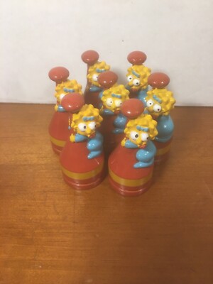 The Simpsons 3-D Chess Replacement Pieces. Red Pawns - Maggie, $1.50 each
