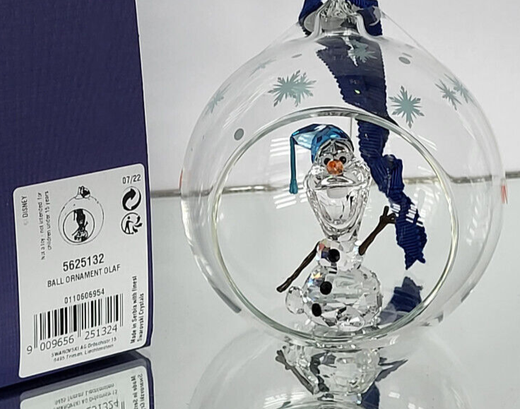 Swarovski Frozen Olaf ボールオーナメント SWAROVSKI（スワロフスキー）の「【公式】【スワロフスキー