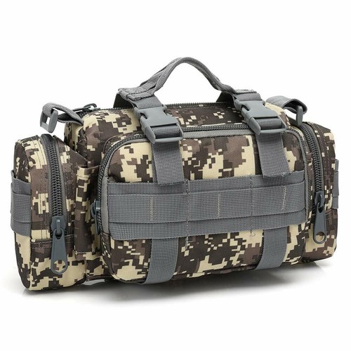 Tactical Military Waist Bag Fanny Pack Gym Bag Duffle Bag Travel Workout Pouch - Imagen 28 de 38