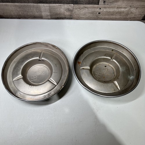 1958 58 Chevrolet Impala Dog Dish Wheel Hubcap Biscayne Corvette Oem GM set 2 - Picture 24 of 24