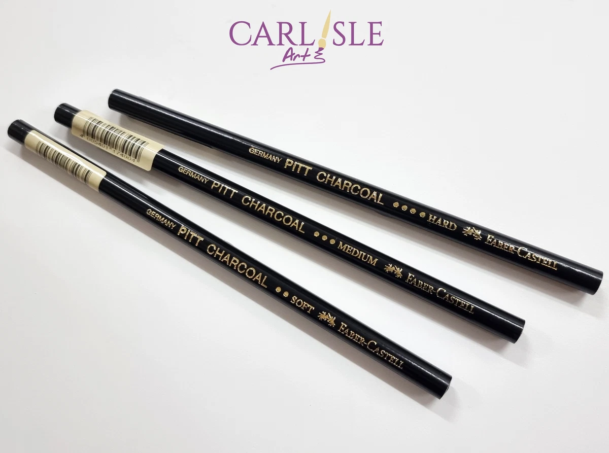 Faber Castell Pitt Charcoal Pencil - Natural Charcoal - Choose Your Pencil