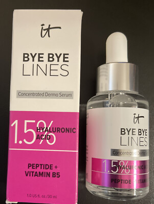 It Cosmetics  Bye Bye Lines 1.5% Hyaluronic Acid NEW ITEM  1 oz NEW IN BOX