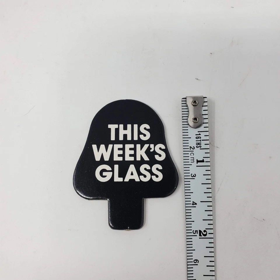 Burger King Star Wars Jedi 1983 exhibición de vidrio Darth Vader pestaña de vidrio esta semana Foto 3 de 4