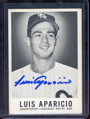 Carte à Collectionner Autographiée Luis Aparicio - Fleer Greats Of The Game 2000, White Sox - Excellent état