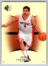 2007-08 SP Upper Deck Basketball Jose Calderon Toronto Raptors #71