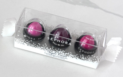Sephora Super Kisses Set of 3 Kiss Me Balms: Cotton Candy, Soda Pop, Fruit Rouge