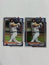 #BCP-55 Hao-Yu Lee 2024 Bowman Chrome Prospects & Paper Base Detroit Tigers