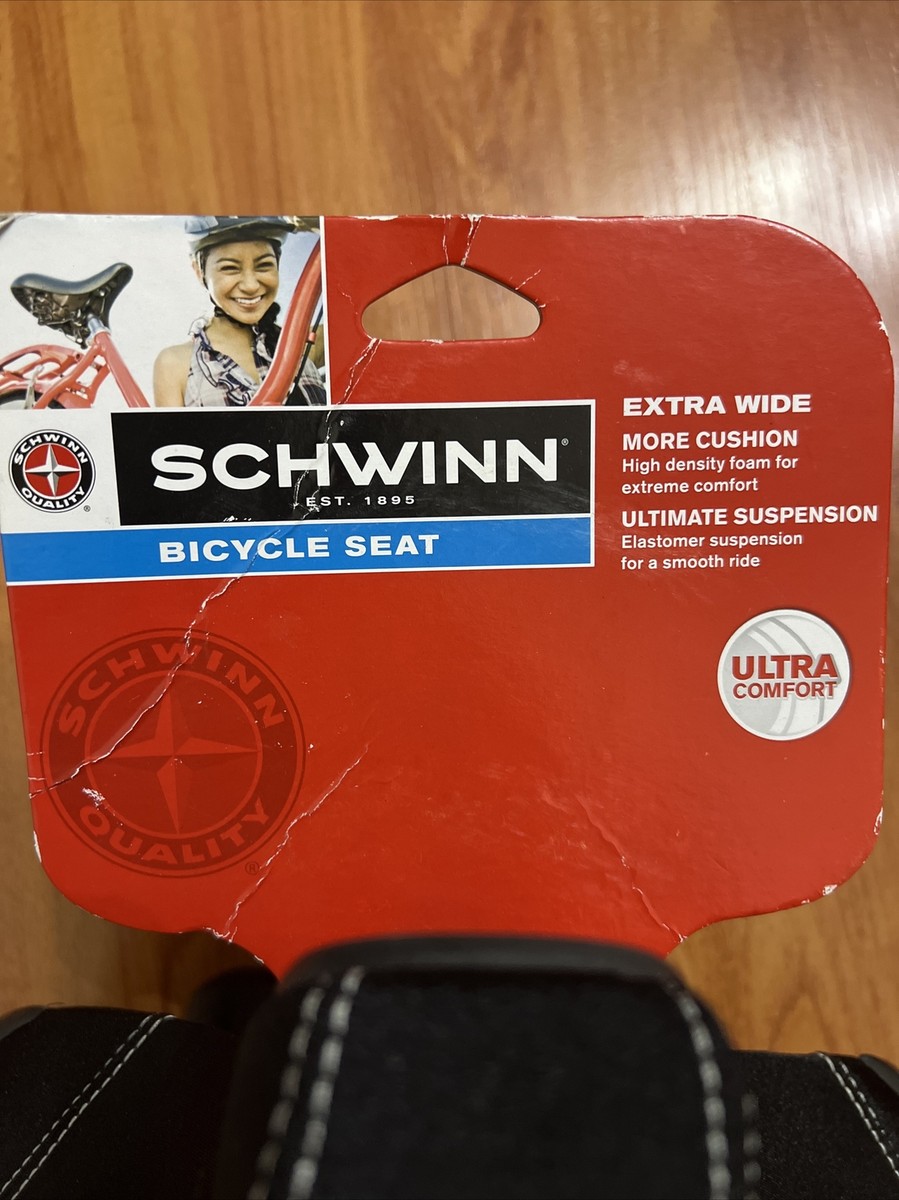 Schwinn Foam Comfort Extra Wide Bicycle Seat Sw75322 for sale