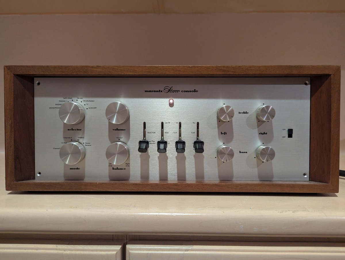 Vintage Marantz Model 7K Tube Preamplifier 100V Reissue +Step Down