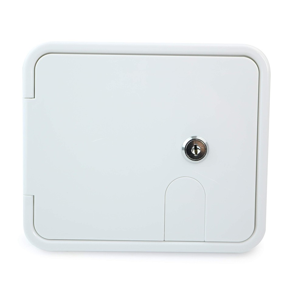 RV Camper Trailer Motorhome Power Cord Hatch Electrical Access Door