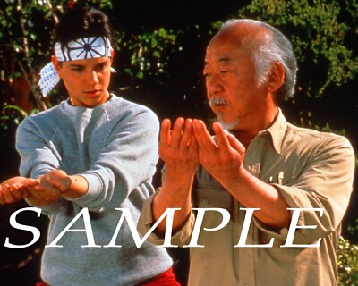 Ralph Macchio Dirt Bikes In Karate Kid RALPH MACCHIO PAT MORITA IN
