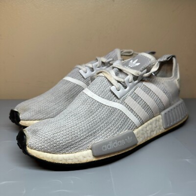 adidas gazelle silver green womens adidas Womens Nmd R1 Lace Up Sneakers White 10.5 Casual main image 0