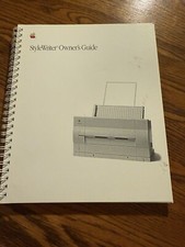 Macintosh Stylewriter Owners Guide by Apple C...
