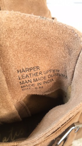 Anthropologie Matisse Harper Tan Suede Leather Ankle Boot Women’s 8 Bootie - Picture 7 of 12
