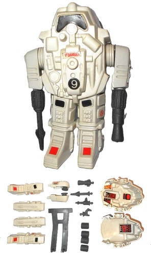 *** 100% w STICKERS *** GI Joe 1983 Cobra S.N.A.K.E. ARMOR Complete 1984 robot