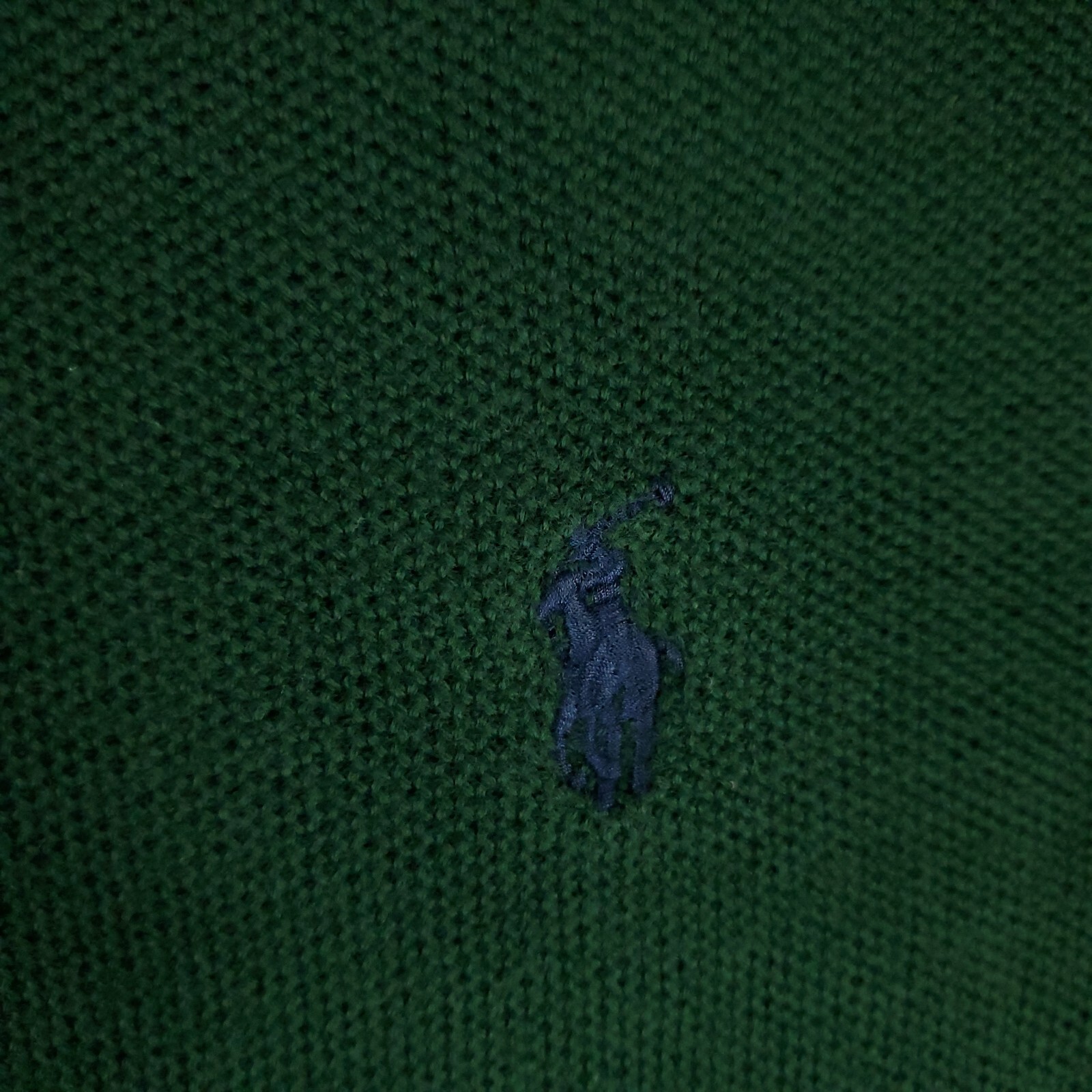 Maglione Ralph Lauren uomo taglia XL verde pony 1 4 zip pullover felpa