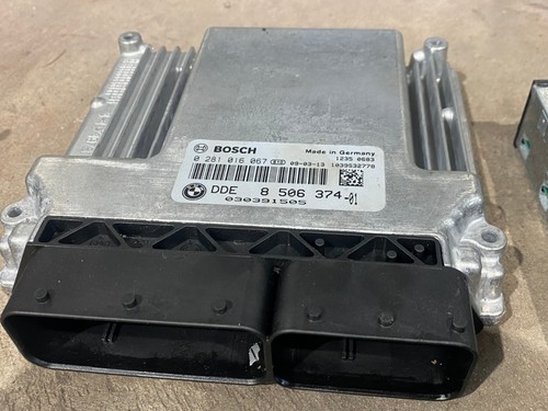2005-2011 BMW 3 SERIES E90 E91 320D LCI ECU KIT 2 KEYS - Picture 2 of 5