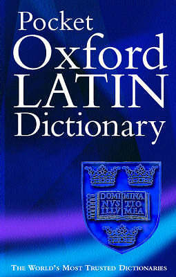 Moorwood, James : The Pocket Oxford Latin Dictionary FREE Shipping, Save £s