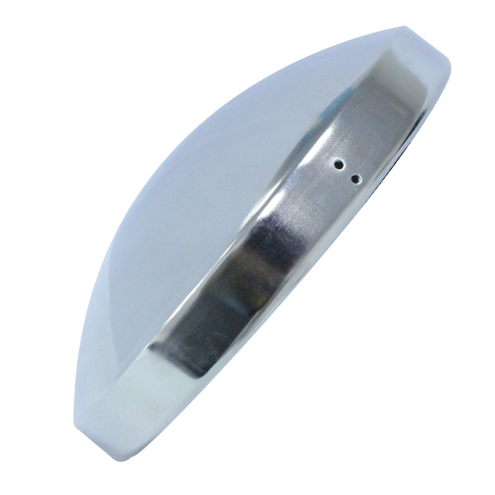 New 4 x Chrome Metal 8" Dome Style Hub Caps Dome Semi Truck Rear Wheel