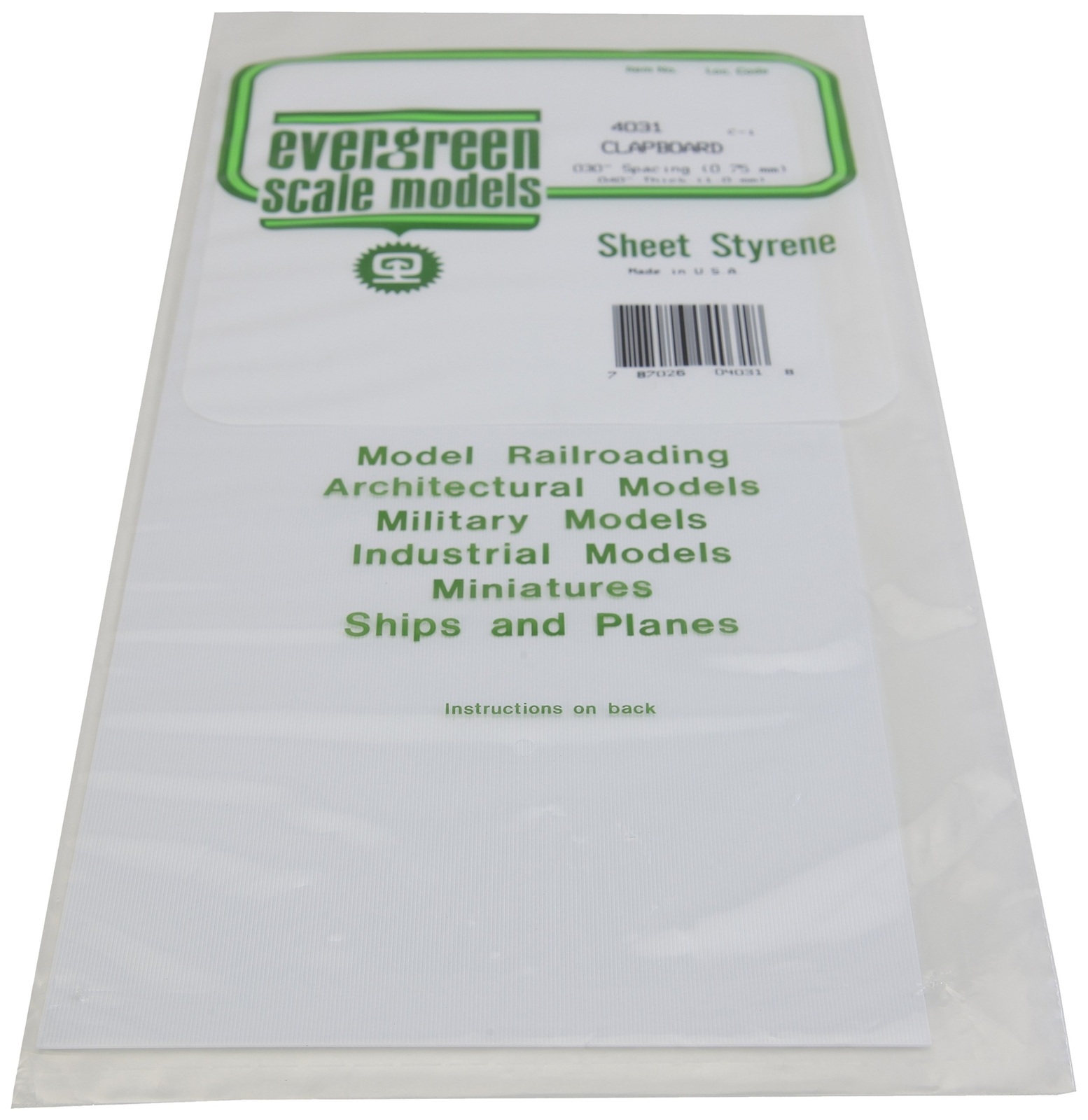 Clapboard Siding .030 ACC NUOVO