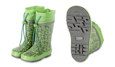 Sterntaler Gummistiefel Grün-Grau, 5651471, Neu