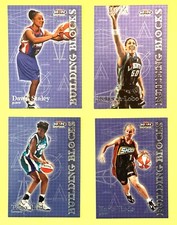 1999 Skybox WNBA Building Blocks Insert Set Staley Lobo Penicheiro McCray HOF