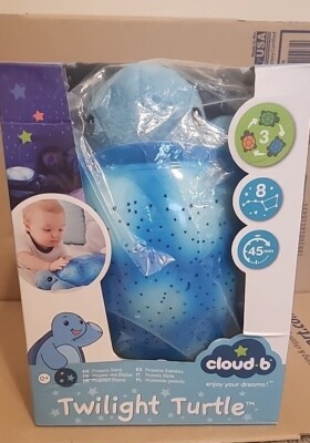  Nightlight  Projector Twilight Turtle. Three Colors Blue Green And Amber. 