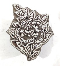 Wooden hand carved Printing Stamp Block for Fabrics Printing ZEFB-14