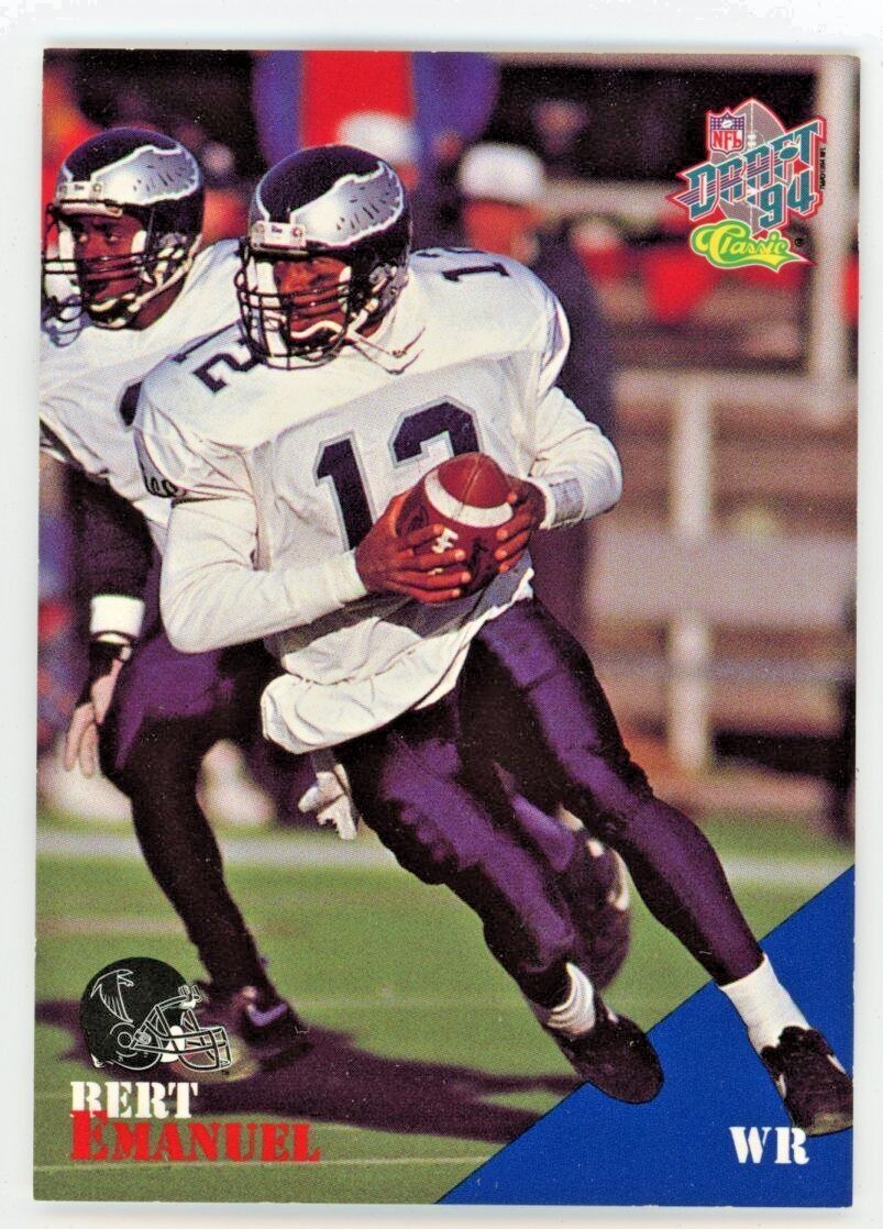 1994 Classic NFL Draft Bert Emanuel Card #90 Rookie RC Football