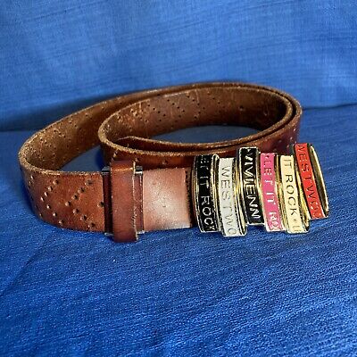 Vintage Men's Vivienne Westwood Leather Belt (Let It Rock Vintage Men's Vivienne Westwood Leather Belt (Let It Rock