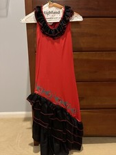 Halloween Girls Salsa Dancer Costume Size L