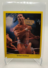 1997 WWF CARDINAL Games trivia British Bulldog wrestling cardWWE