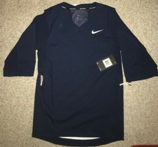 NIKE MENS 3/4 SLEEVE BASEBALL JACKET 897383-419 NAVY BLUE MLB XS EXTRA SMALL $85
