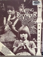 Playing the Recorder - Cliff Tobey