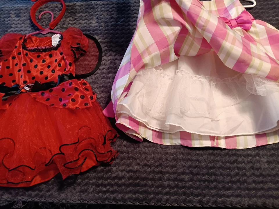 Bebé Niño Niñas 2 Vestidos BONITO VESTIDO 18 M  Foto 3 de 4