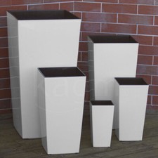 Blumenkübel Hochglanz Pflanzkübel Blumentopf Übertopf Pflanzgefäß 6Farben Größen