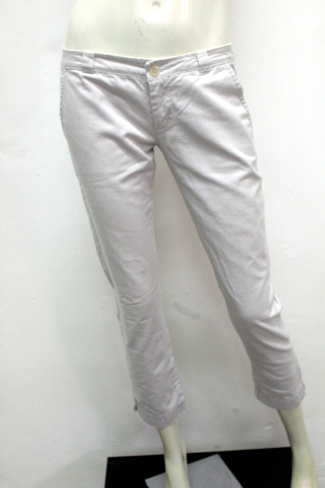 Dondup Donna Pantalone Taglia 40 Jeans Grigio Pant Pants Regular In Cotone