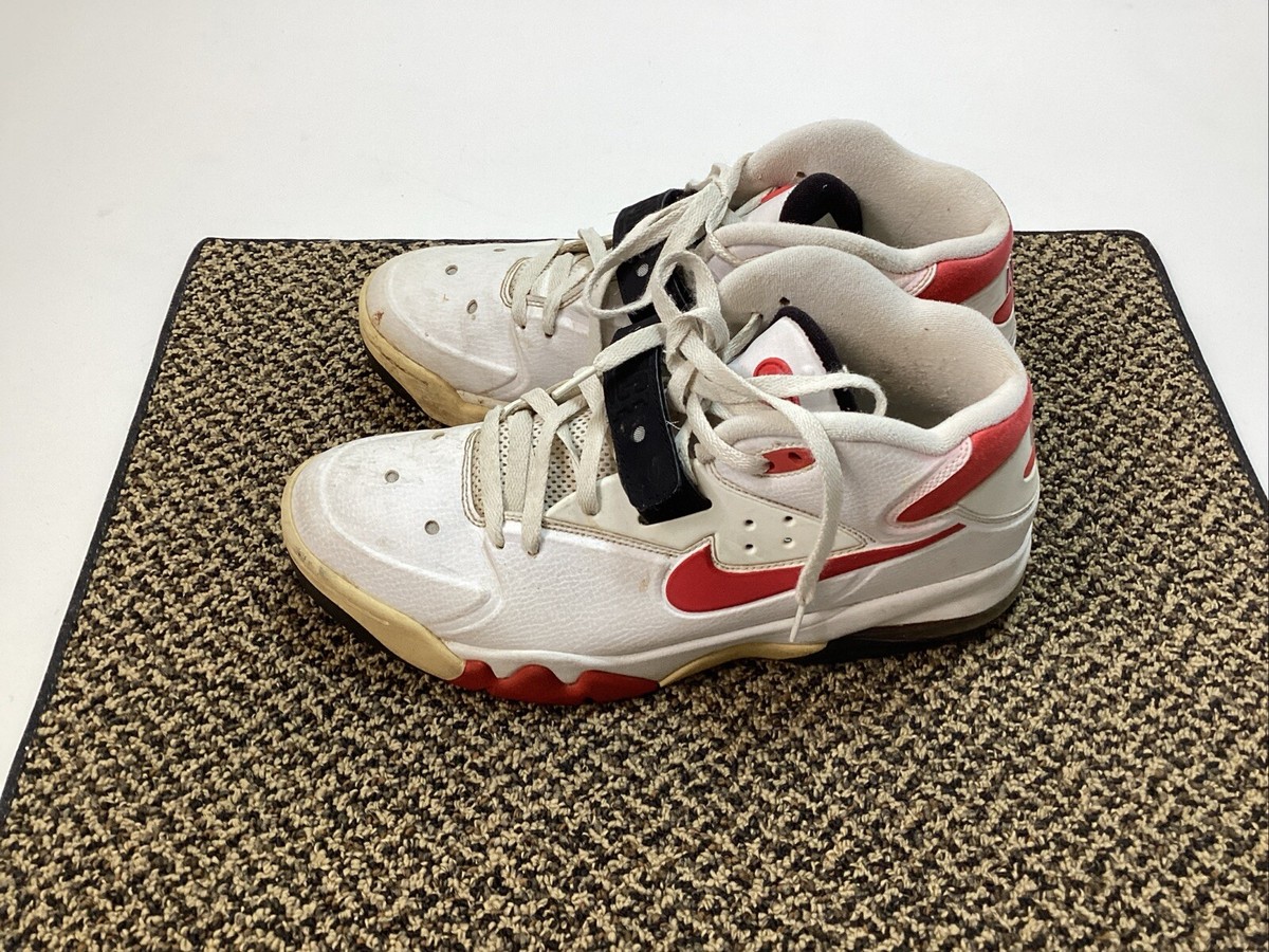 Size 11.5 - Nike Air Force Max 2013 White Red Black 555105-100‎ 555105-100 Nike Air Force Max 2013 Size 11 | eBay main image 4